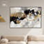 Winter Night Canvas Modern Black White Abstract Wall Art by Art Remedy-104433778-104433776