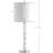 Modern Stacked Crystal And Metal LED Table Lamp Set Of 2, Glamorous Design For Bedroom, Living Room, Office, And Dorm, Energy-Efficient Lighting Solution