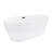 59.1'' x 28.4'' Freestanding Soaking Acrylic Bathtub