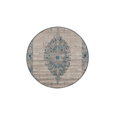 Machine Washable Gray Area Rug