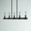 Luminaire suspendu linéaire à 5 lumières pour îlot de cuisine Charles-131217022