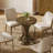 23" Solid Wood Pedestal Dining Table