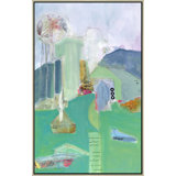 Sailboat Marina Giclee On Canvas by Jill Krasner