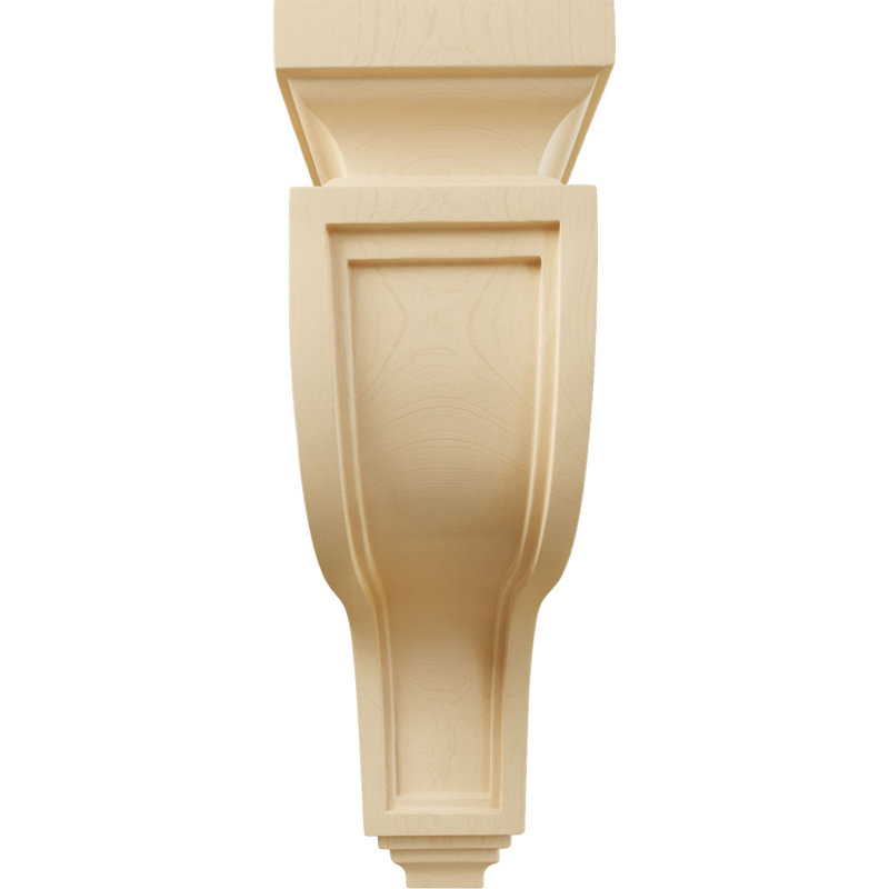 Corbeau à dossier creux l 4 po x P 8 1/2 po x H 13 po, érable (paquet de 2), Érable, H 13 po x l 4 po x P 8,5 po