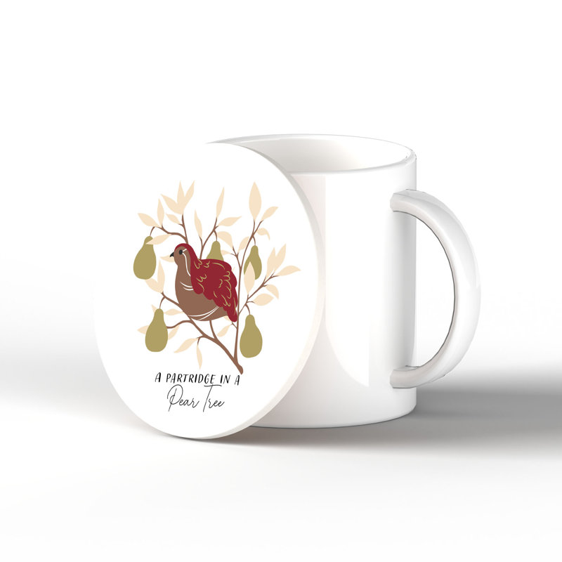 Santamaria Ceramic Round 1 Piece Coaster