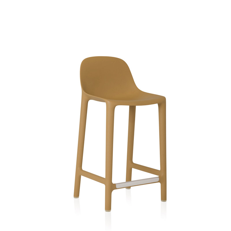 Broom Stool, White, Counter Stool (24" Seat Height)