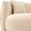 Homer 117" Linen Round Arm Sofa-86758695