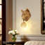 Applique murale décorative tête de lion, luminaire mural