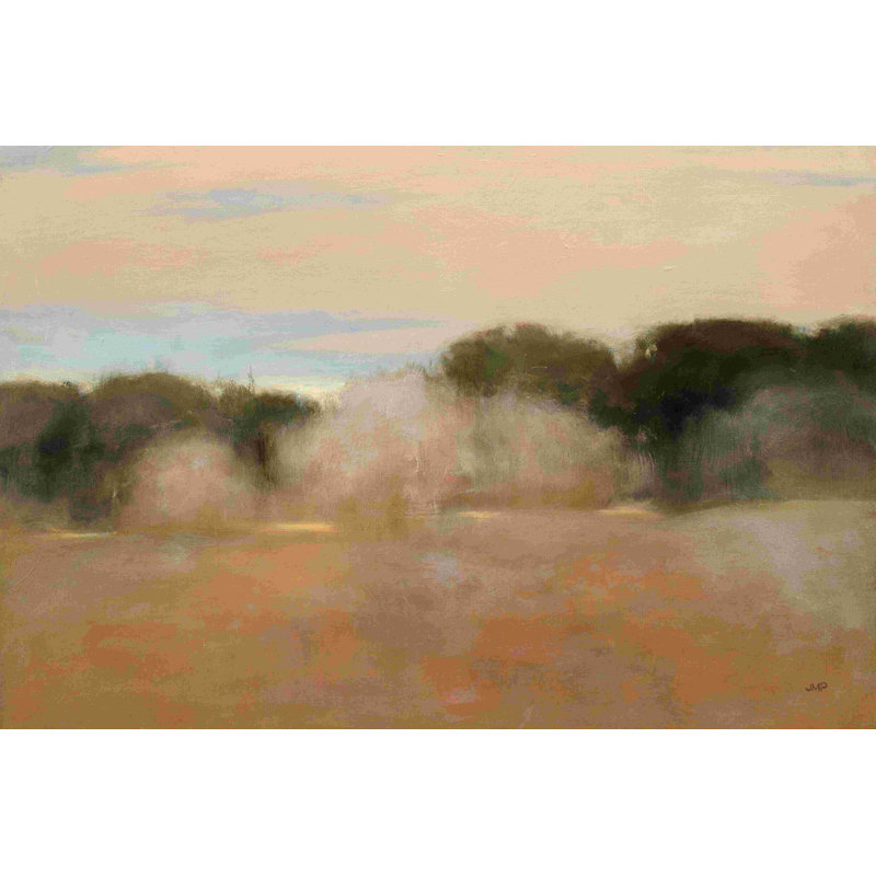 " Sienna Fields II ", 32" H x 48" W, No, Black Floater Framed Canvas