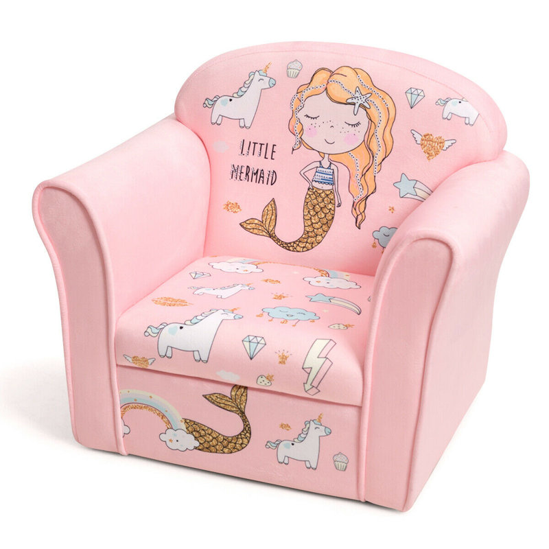 Fauteuil club pour enfants Rogelio Mermaid