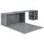 Grand lit escamotable avec bureau rotatif, gris-1818183092