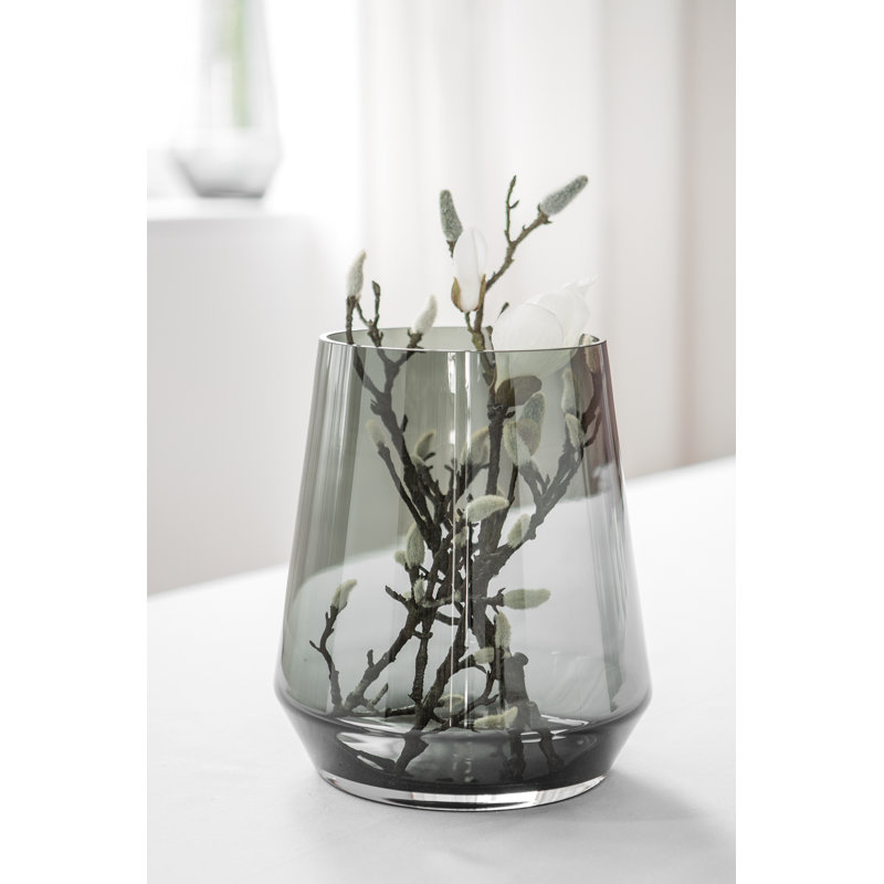 Linea Handmade Glass Table Vase, 28cm H x 24cm W x 24cm D