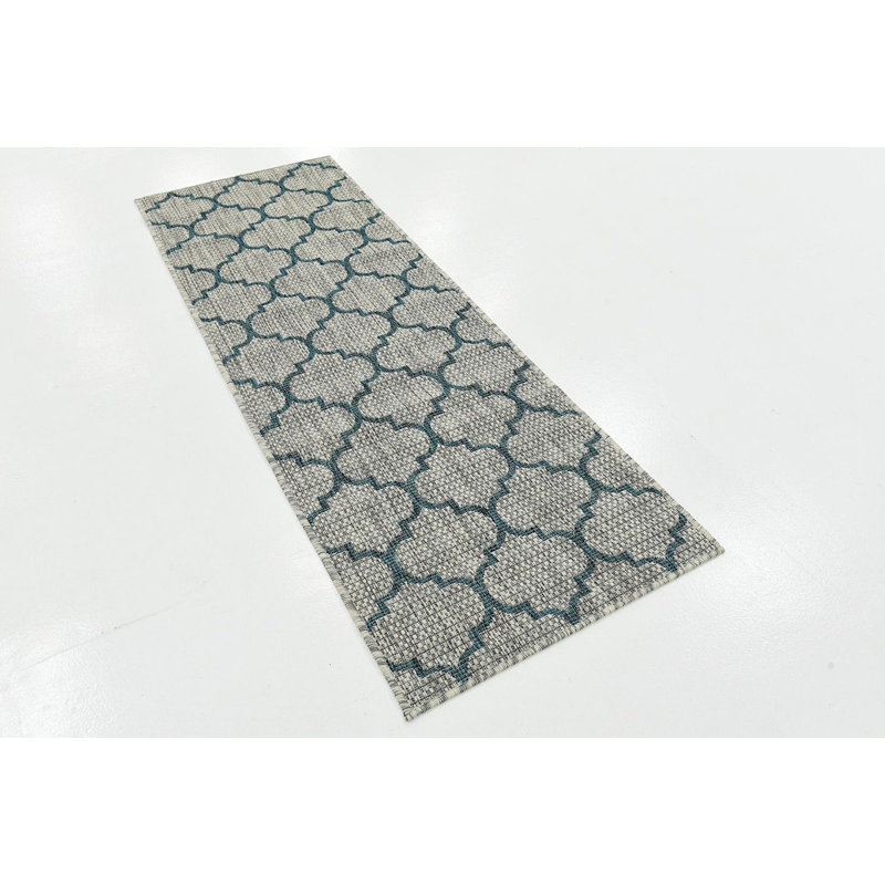Tapis de véranda d'extérieur couleur brume, Tapis de couloir 2 pi x 6 pi