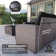 Dawes 12-Piece Outdoor Wicker Sectional Set With Cushions And Tempered Glass Table