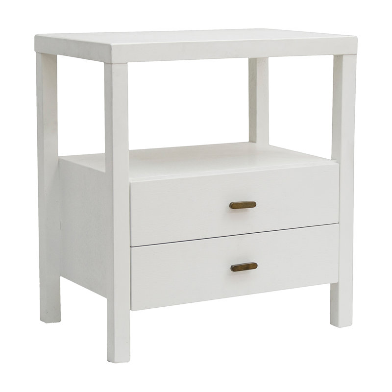 Table de chevet 22 po Francisca, Blanc