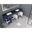 Ensemble de meuble-lavabo double mural 84 po Camorah-2090442237-2090442236