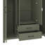 4 Door 2 Drawer Wardrobe with Mirror-112236022