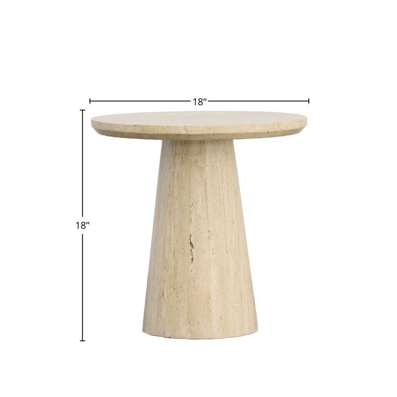 Breithaup Stone End Table