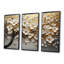 «Dreaming White and Gold Cherry Blossom Branch I», ensemble d'art mural cerisier en fleurs-107201374-107201382