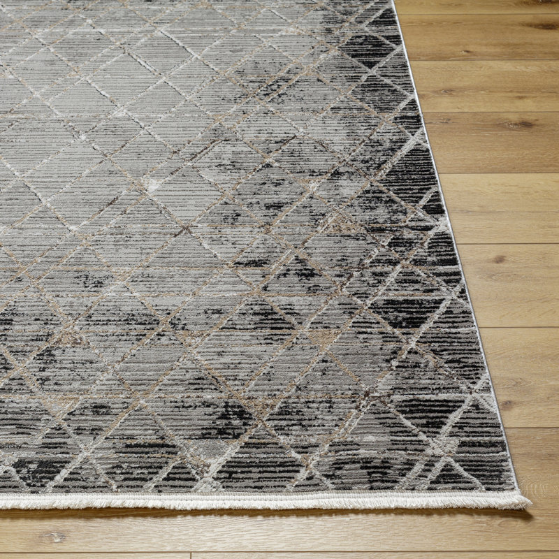 Geometric Indoor Rug, Rectangle 9'2" x 12'