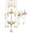 5 - Light Steel Dimmable Chandelier