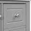 Meuble-lavabo 30 po avec lavabo, une porte avec tablette et trois tiroirs, porte à fermeture douce, gris-116234488-116234485
