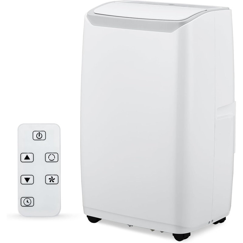 Climatiseurs portatifs 14000BTU avec minuterie 24 heures, télécommande, refroidit jusqu'à 750 pieds carrés