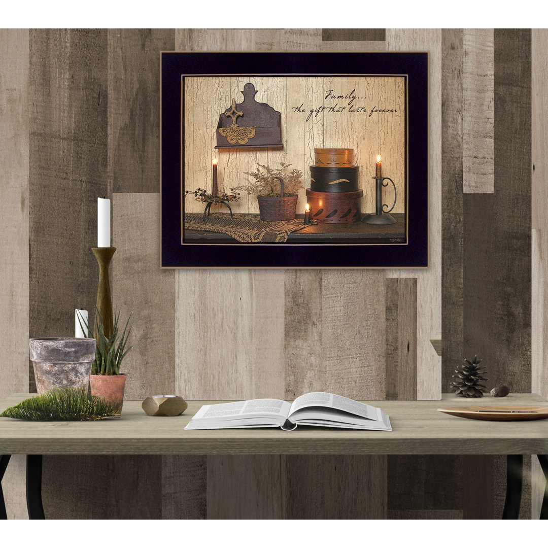 Forever Family Framed Wall Art for Living Room, Home Wall Decor Framed Print by Susan Boyer Trendy Decor 4U