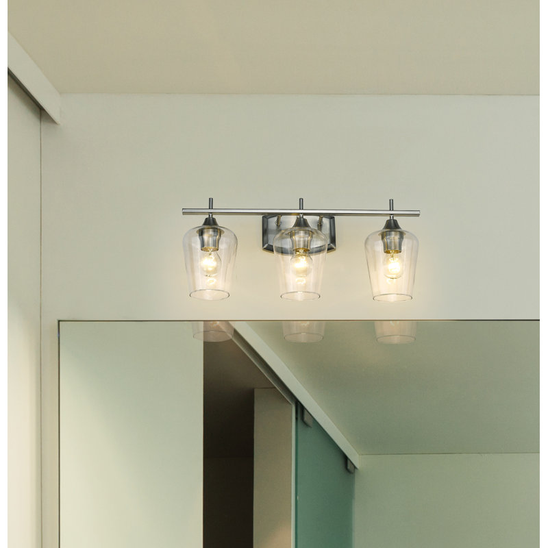 Dahlya 3 - Light Dimmable Vanity Light, Brushed Nickel