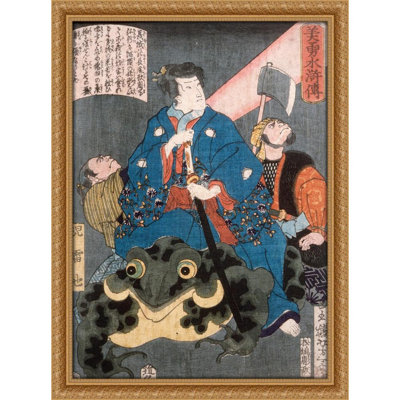 Jiraiya Riding a Frog (1866)