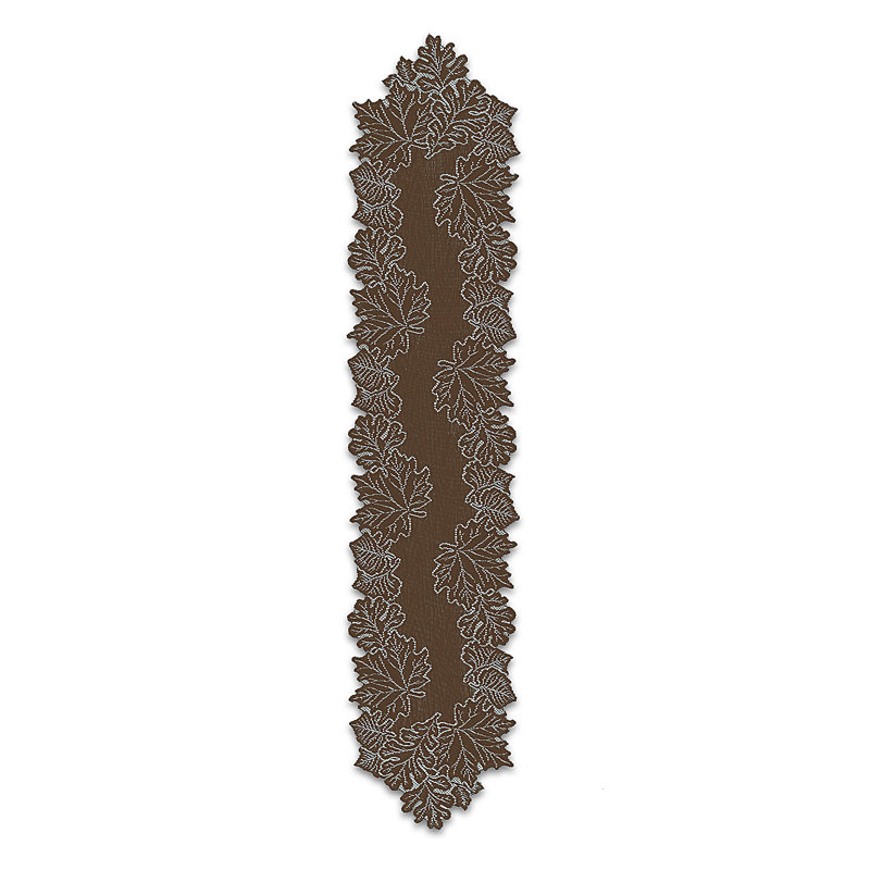 Eswer Floral Table Runner, Goldenrod