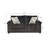 Oliwier Wide Wale Corduroy Loveseat, Parchment-577332079