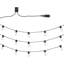 50FT RGB Outdoor String Lights Patio Waterproof Lights with APP Control