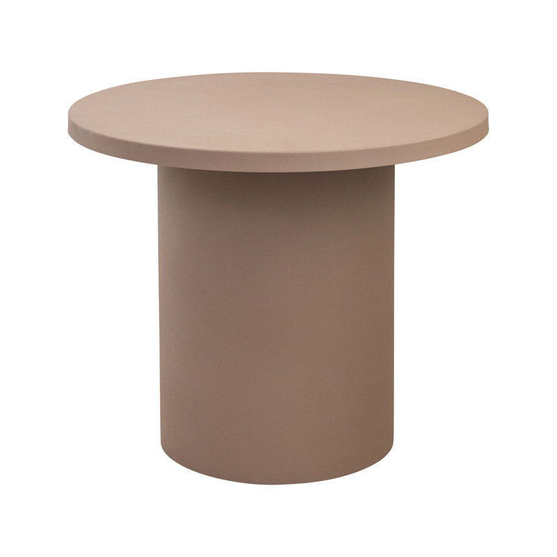 Textured Metal Round Table
