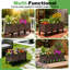 Lit de jardin surélevé avec pieds 47x15x19in Garden Boxes