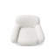 Fauteuil d'appoint pivotant rembourré Halo