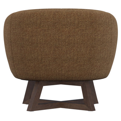 Brown Swivel Accent Chair