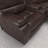 Culbreth 5-Piece Modern Fancy Faux Leather Power And Manual Reclining Sectional With Wide Back And Console