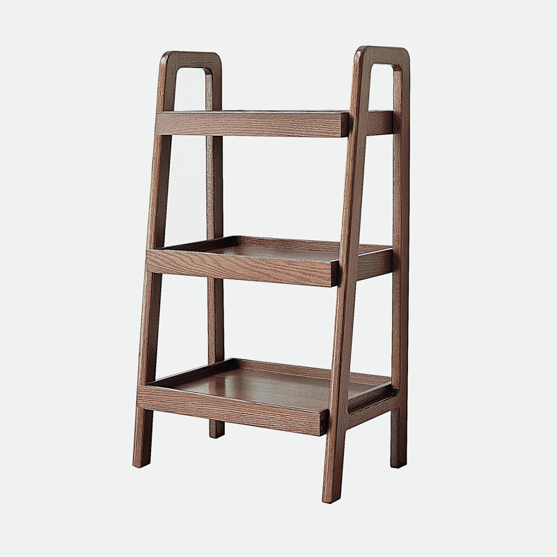 Margelene 6 Pair Solid Wood Shoe Rack, Walnut