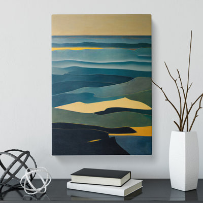 Seascape Abstract Vol.10 - Wrapped Canvas