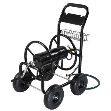 Suncast Professional Portable 200 Foot Garden Hose Reel Cart with Wheels,  Black, 1 Piece - Jay C Food Stores