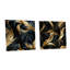 Kirkwood - Ensemble de 2 verres muraux abstraits en acrylique-103929613