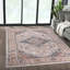Tapis tissé à médaillon rétro Jasmine-848734703