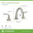Elm Widespread Faucet with Push Pop Drain-87890235