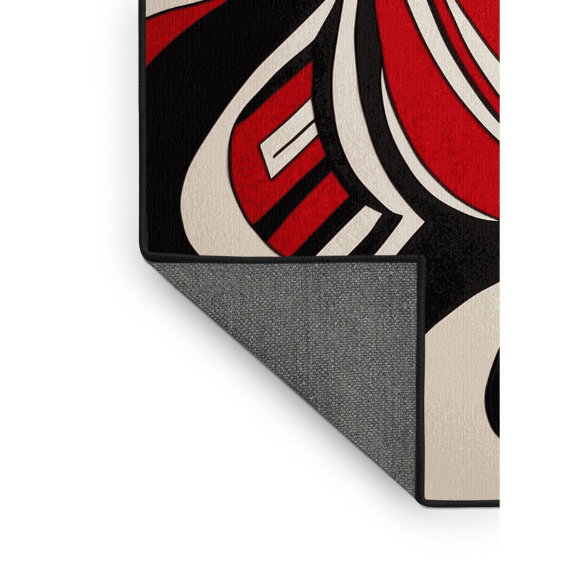 Cerise Passion Rug, Rectangle 8' x 10'