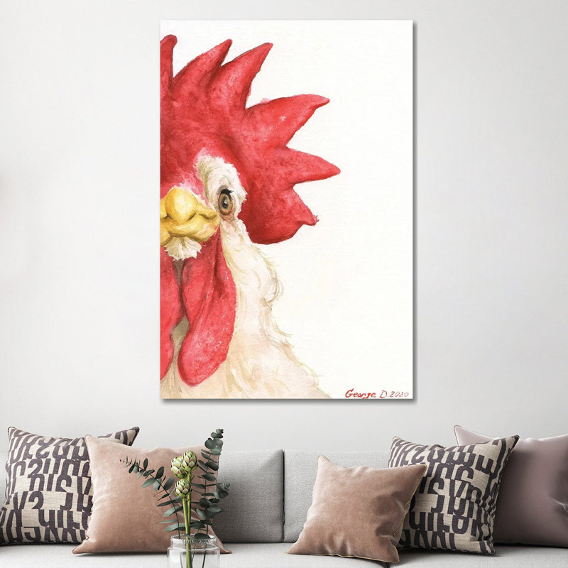 Chicken I - Wrapped Canvas Painting, 152.5 cm H x 101.5 cm W