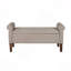 Banc de rangement rembourré