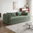Cozyon Contemporary Minimalist Futon Sofa Bed With Chenille Fabric And High-Density Foam-116387931