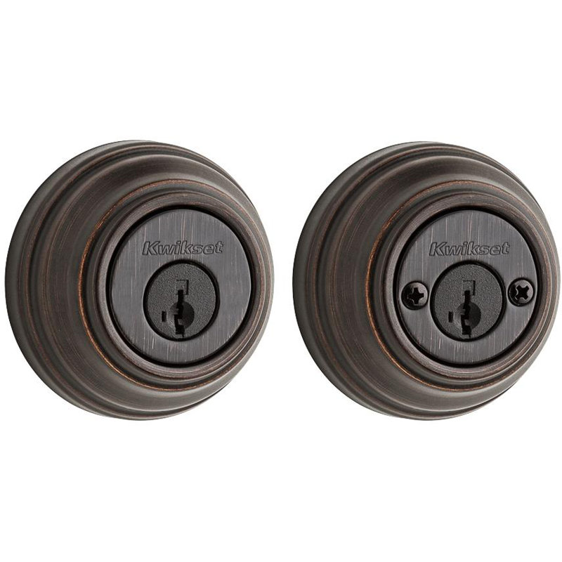 Double Cylinder Deadbolt, Bronze