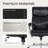 Chrome Office Chair – Smooth Recline & Rocking, Effortless Assembly-1266021293